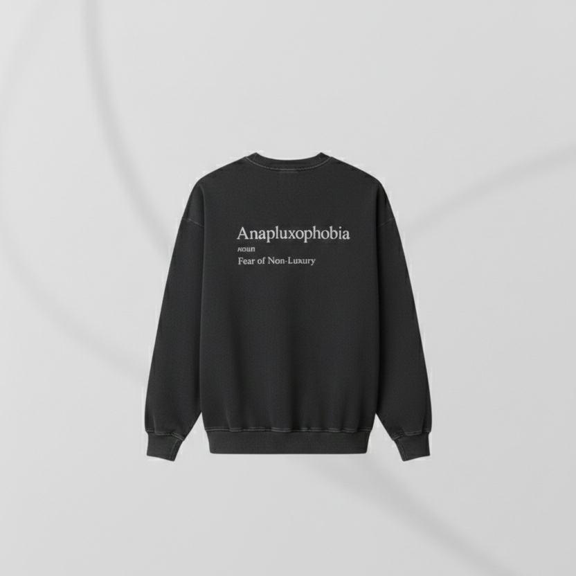KAVARO Anapluxophobia Snow-Washed Sweater