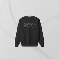 KAVARO Anapluxophobia Snow-Washed Sweater